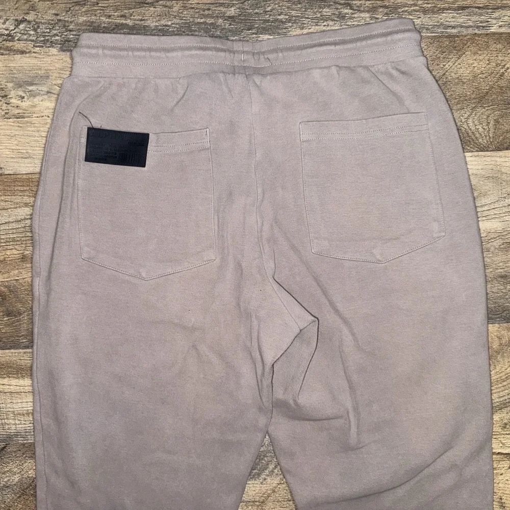 Alphalete Men's Straight Leg Sweatpants Brown Size Medium